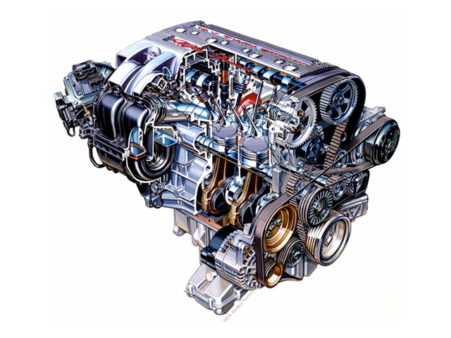 Alfa Romeo engine - Alfa Italia servicing and repairs, Horley, Surrey, Sussex