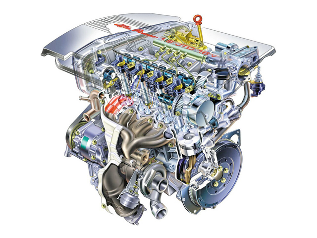 Alfa Romeo engine - Alfa Italia servicing and repairs, Horley, Surrey, Sussex